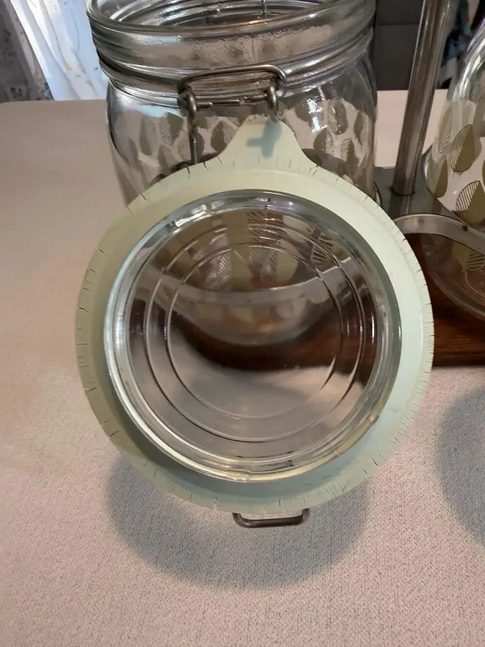 IKEA Spice or Herb Jar Set with Wooden Rack *See description